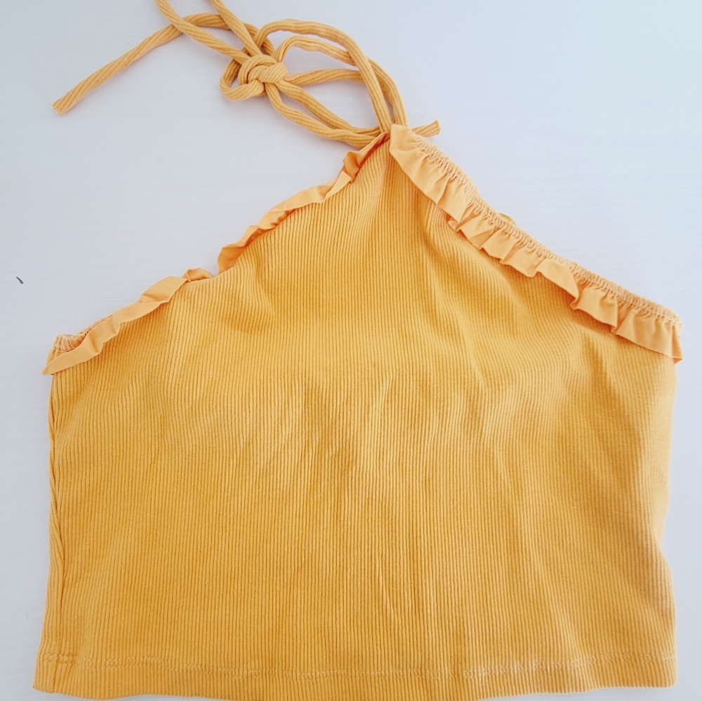 Orange Cropped Cami